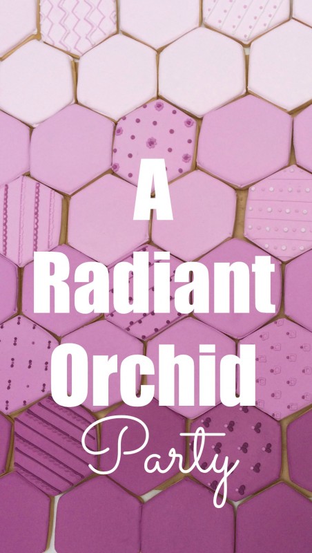 PANTONE INSPIRED PARTY DESIGN WITH RADIANT ORCHID IN MIND