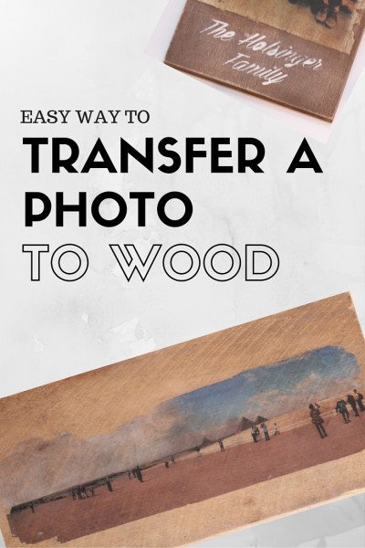 EASIEST TUTORIAL TO TRANSFER PHOTO TO WOOD
