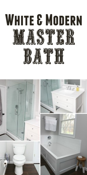 HOW TO DESIGN A WHITE AND MODERN MASTER BATH