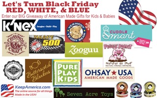 LET’S TURN BLACK FRIDAY RED, WHITE, AND BLUE {GIVEAWAY}