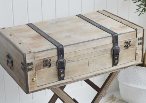 HOW TO MAKE A SUITCASE TABLE