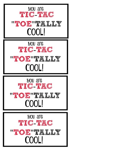 Want the printable for the tags
